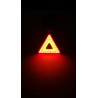 Luz LED trasera triangulo amarillo-rojo