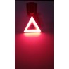 Luz LED trasera triangulo amarillo-rojo