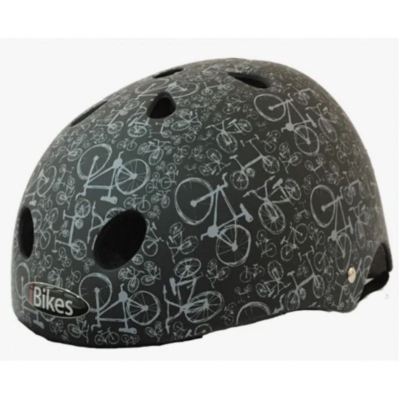 casco Mandalas Negro